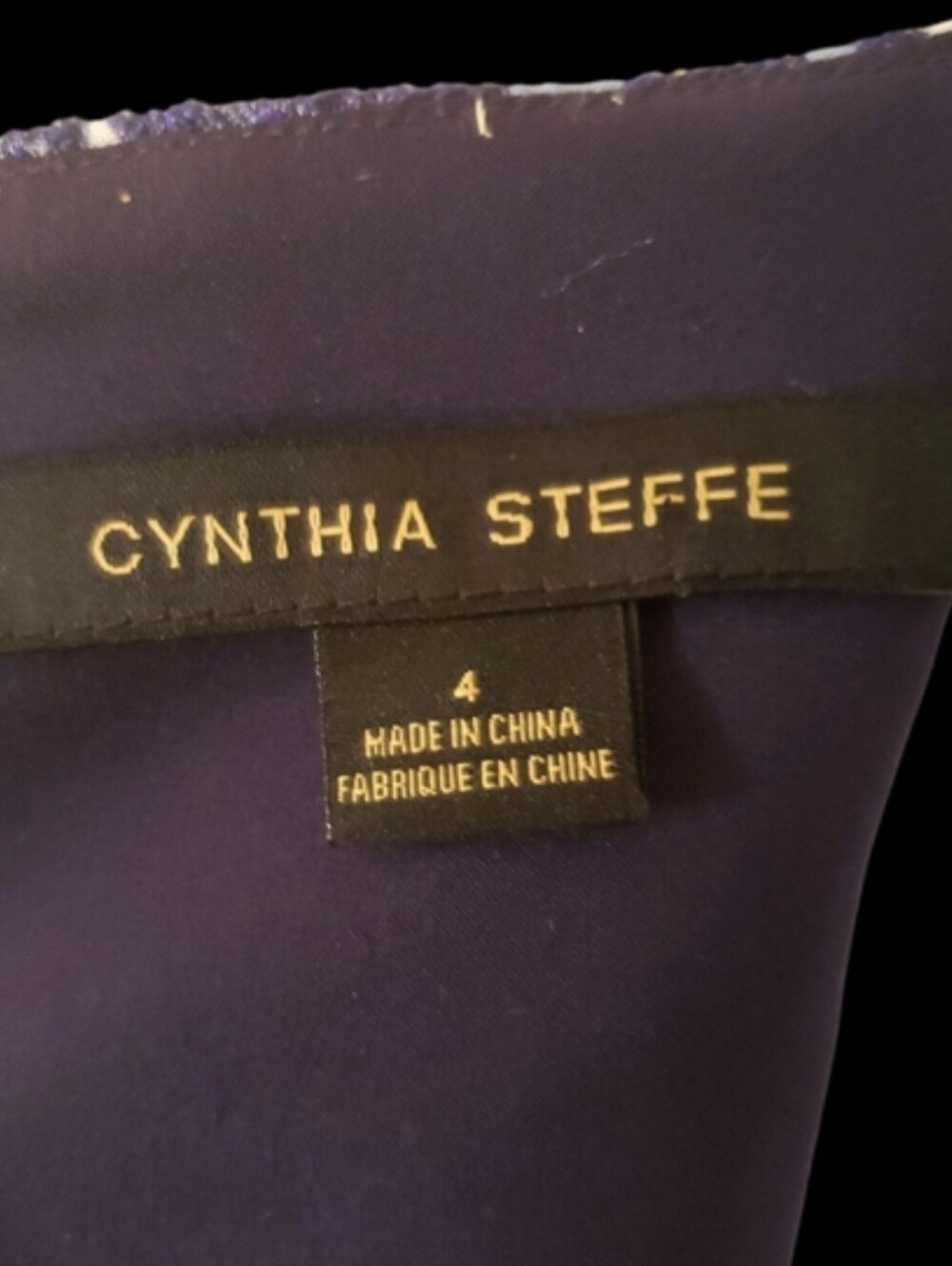NWT Cynthia Steffe Embroidered Blue Cornflower Sleeveless Dress Size 4 - Picture 5 of 5